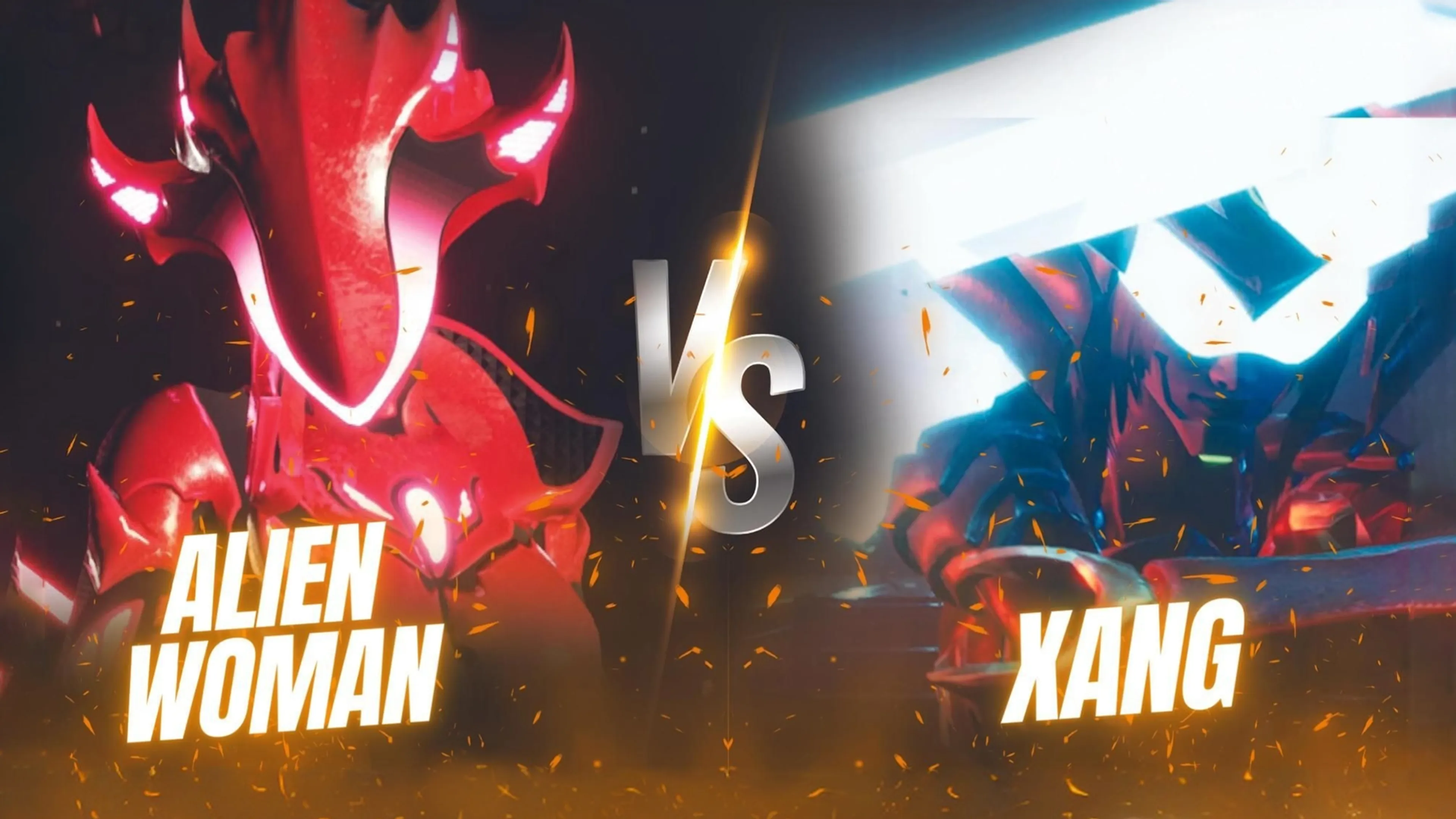 Xang VS Alien Woman poster